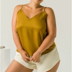 Ettitude Cami in Gold Chamomile NIB - Size XL